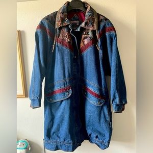 Vintage long Denim Jacket